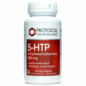 5-HTP 200 mg 60 vcaps by Protocol For Life Balance
