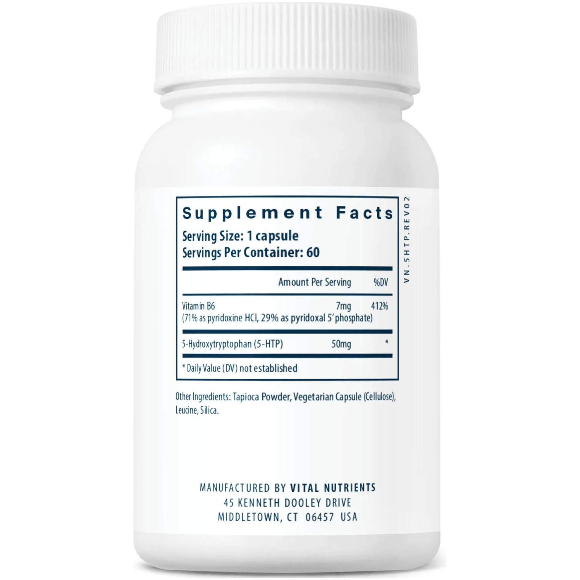 5-HTP 50 mg 60 vcaps by Vital Nutrients