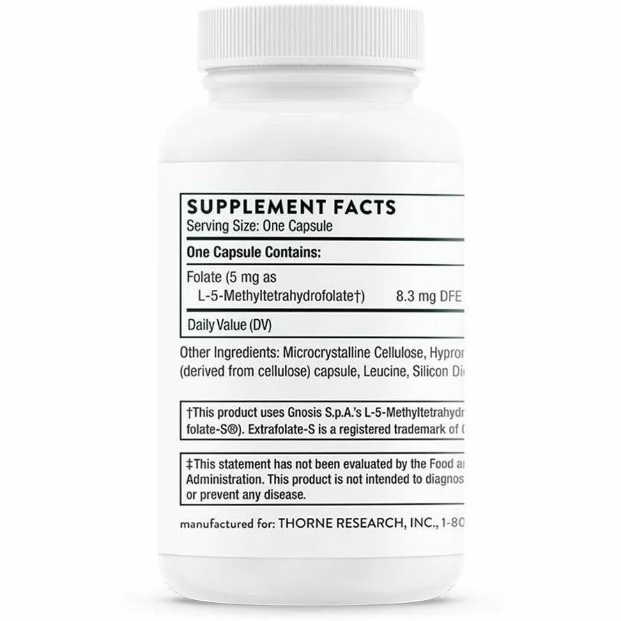 5-MTHF 5 mg 60 vcaps by Thorne Research