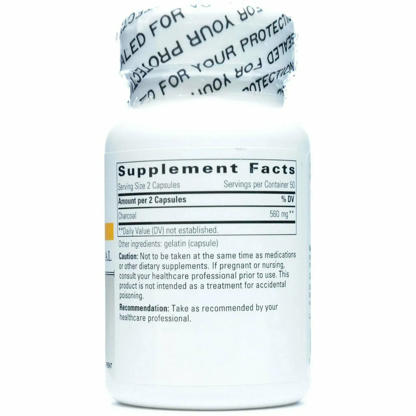 Activated Charcoal 560 mg 100 caps by Integrative Therapeutics