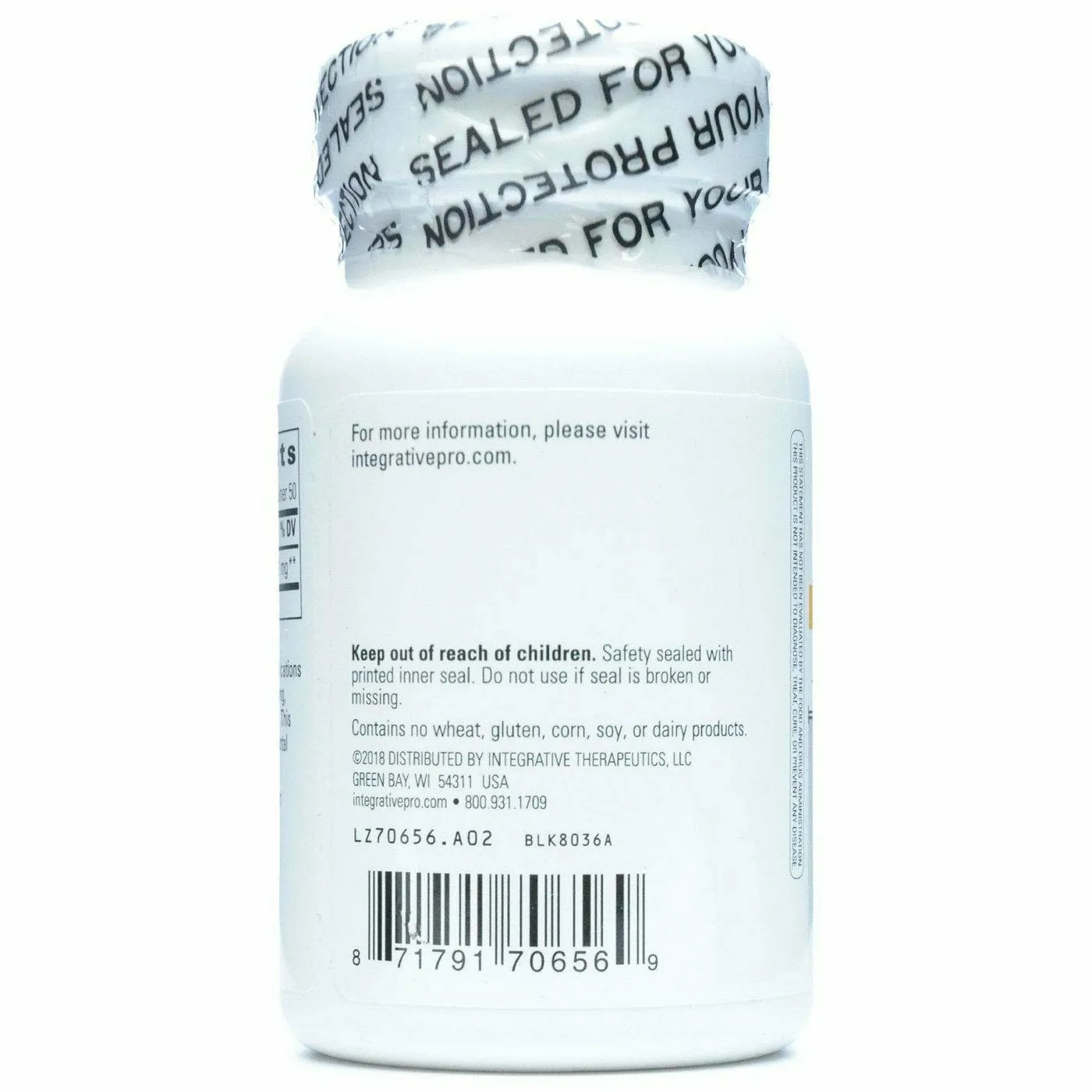 Activated Charcoal 560 mg 100 caps by Integrative Therapeutics