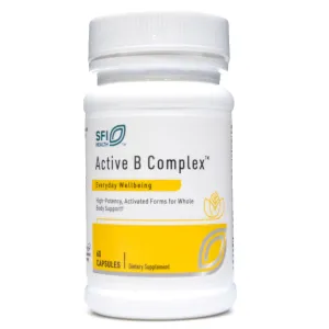 Active B Complex 60 Caps by Klaire Labs/SFI Health