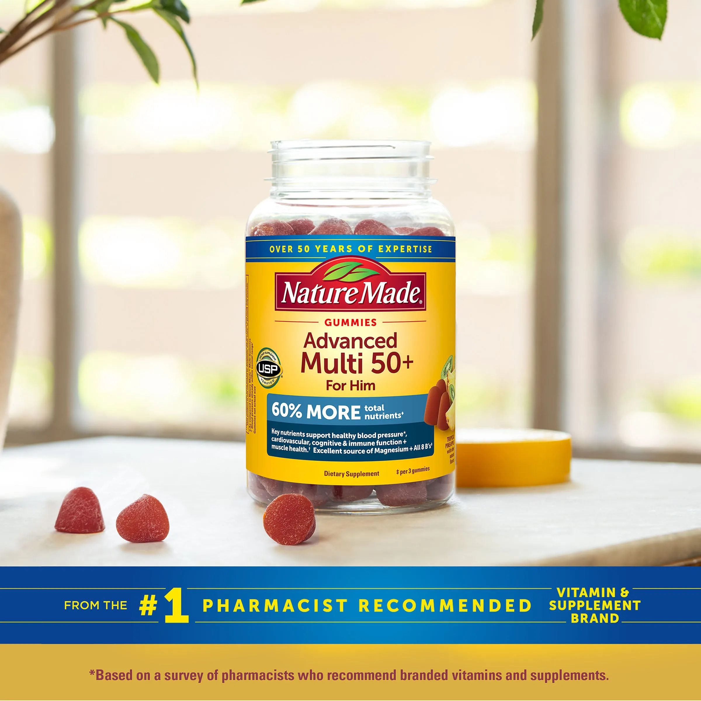 Advanced Multivitamin 50  For Him Gummies