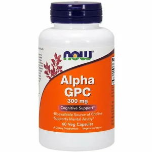 Alpha GPC 300 mg 60 vcaps by NOW