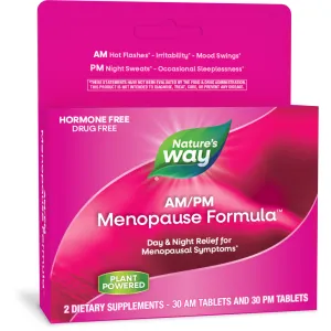 AM/PM Menopause Formula 60 tabs by Nature's Way