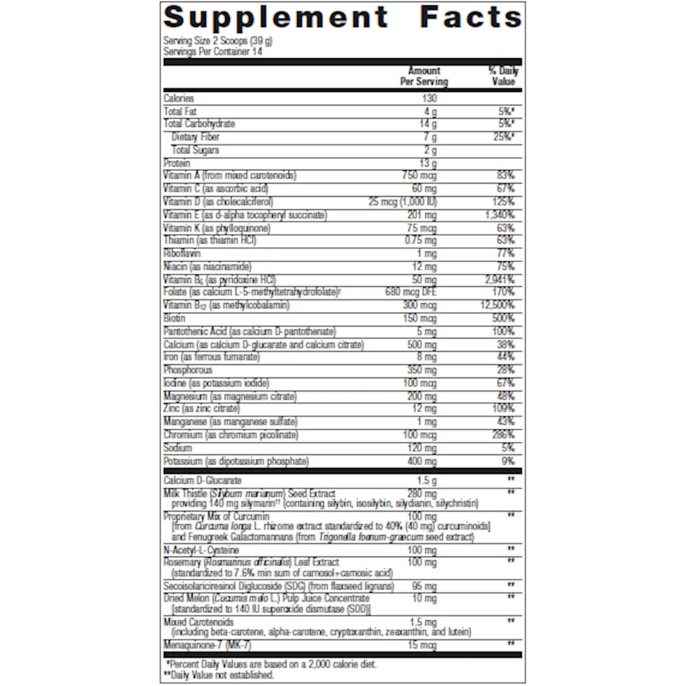 Axis Endo 14 servings by Metagenics