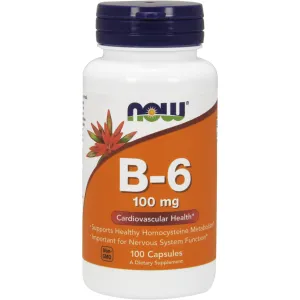 B-6 100 mg 100 caps by NOW