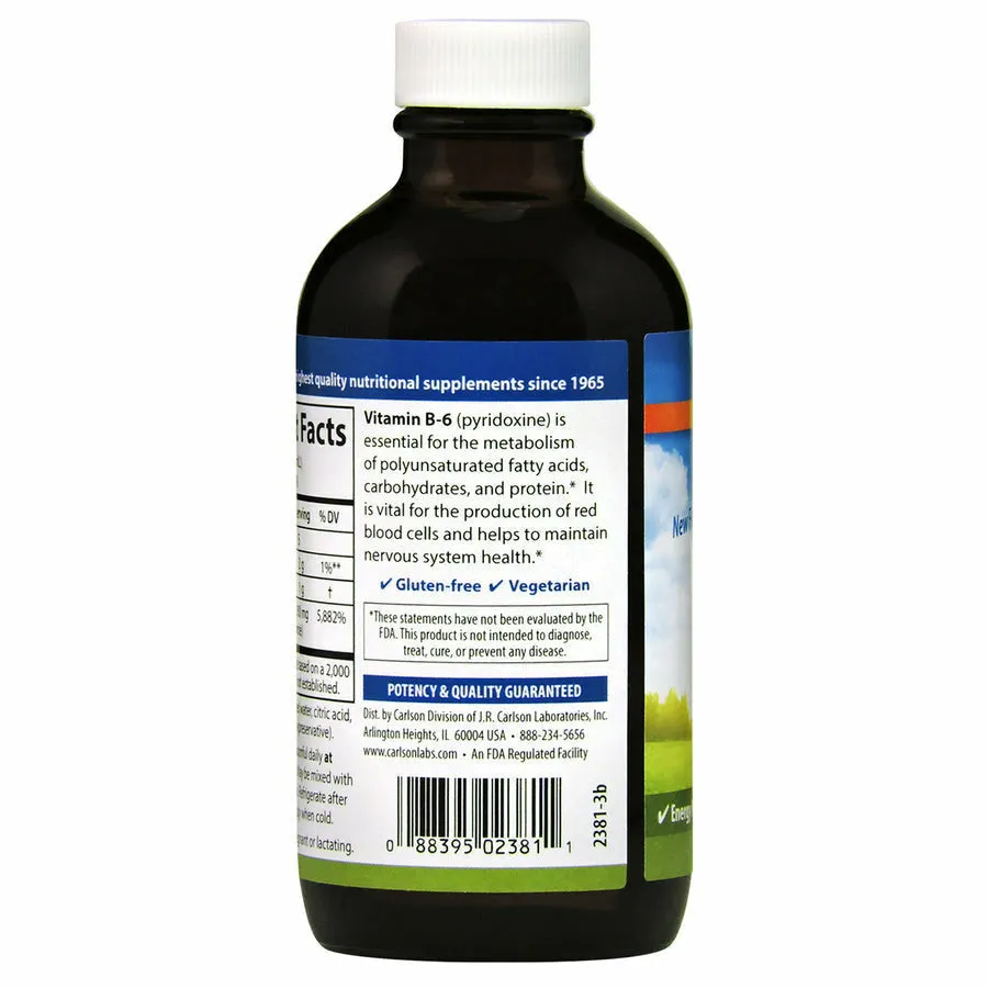 B-6 Liquid 4 oz by Carlson Labs
