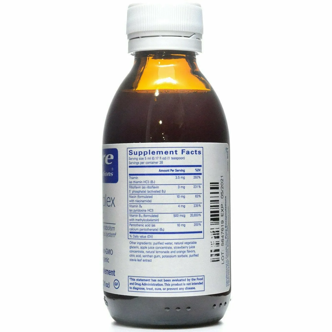B Complex Liquid 4 fl oz by Pure Encapsulations