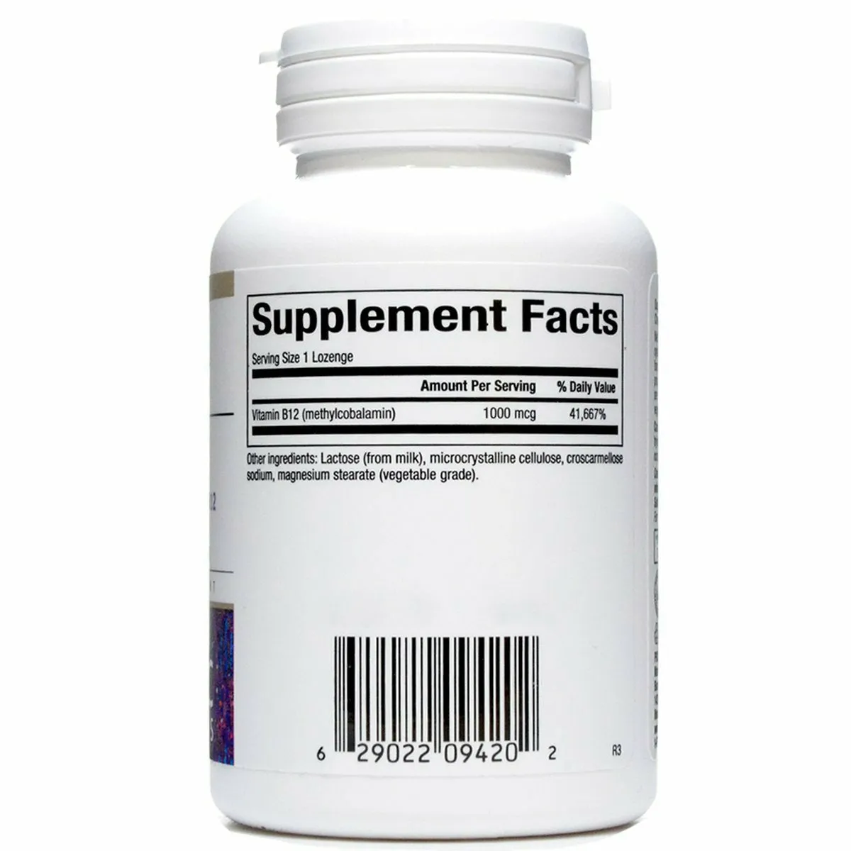 B12 Methylcobalamin 1000 mcg 60 loz By Bioclinic Naturals