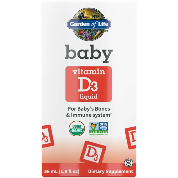 Baby Vitamin D3 Liquid 1.9 fl. oz. by Garden of Life