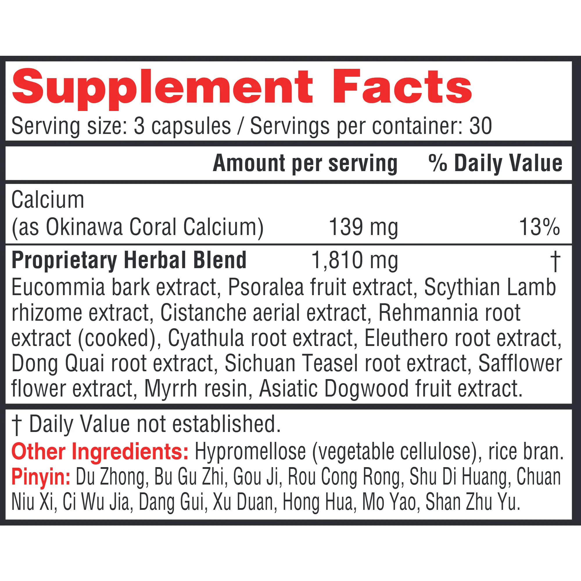 Backbone 90 caps by Health Concerns