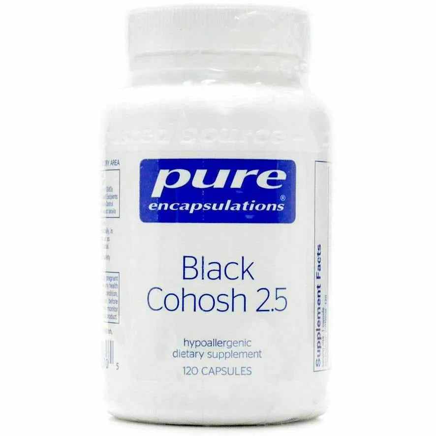 Black Cohosh 2.5 250 mg 120 vcaps by Pure Encapsulations