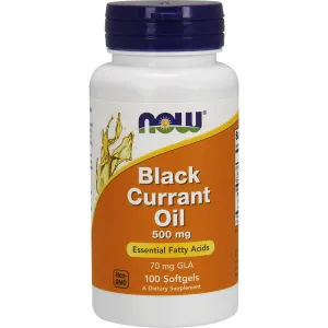 Black Currant Oil 500 mg 100 softgels by NOW