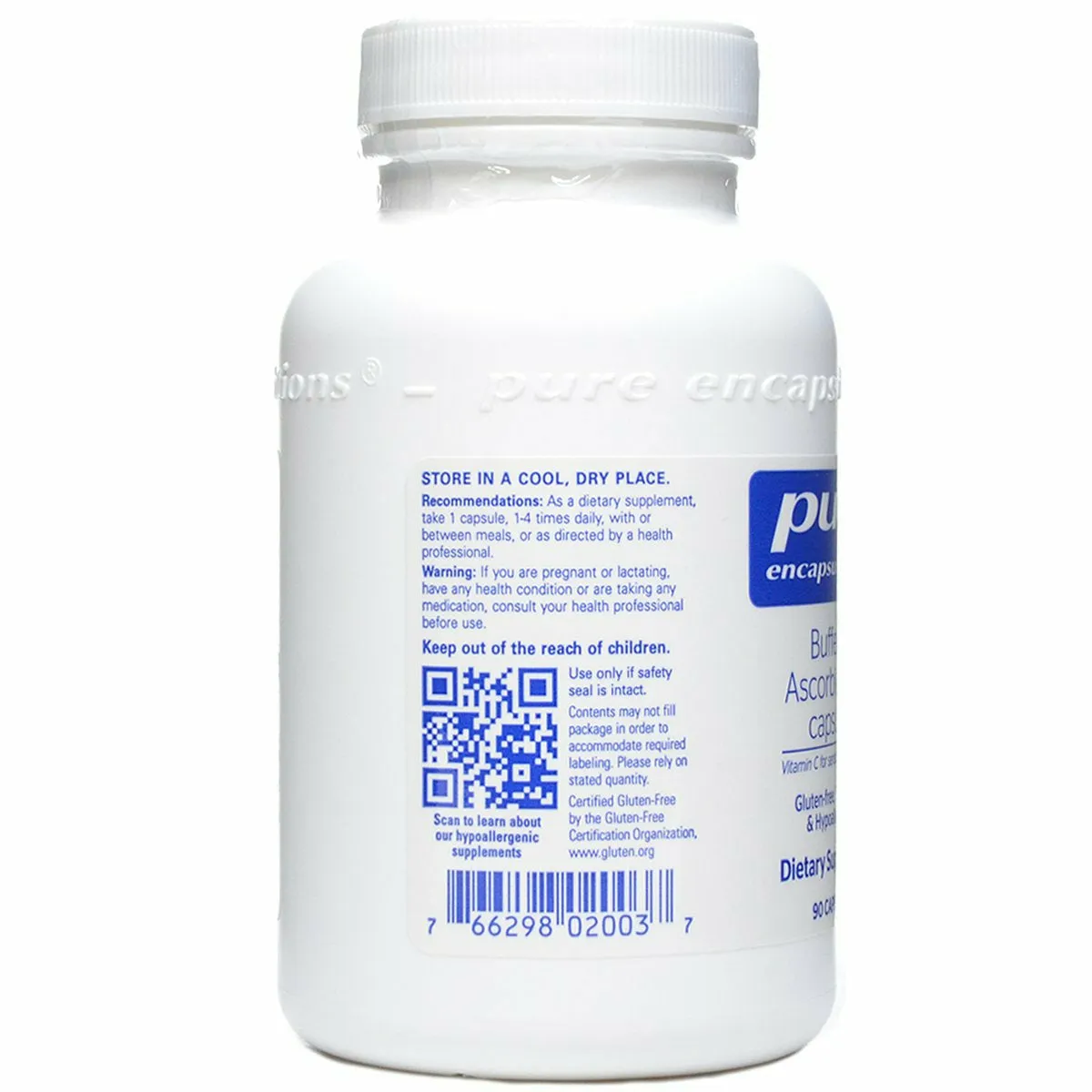 Buffered Ascorbic Acid by Pure Encapsulations