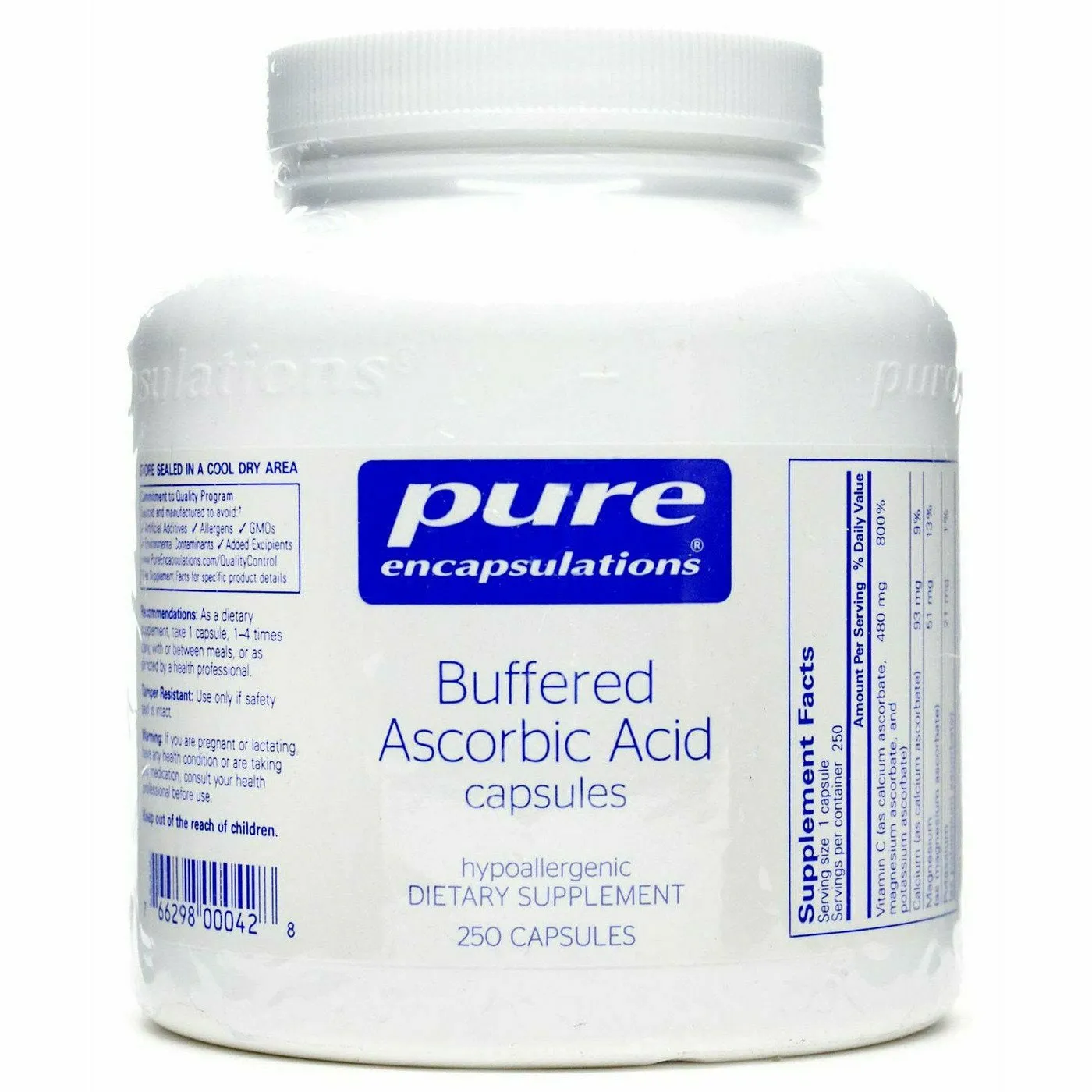 Buffered Ascorbic Acid by Pure Encapsulations