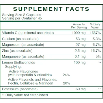 Buffered C 500 mg 90 caps by Rx Vitamins