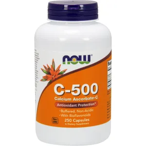 C-500 Calcium Ascorbate-C 250 caps by NOW