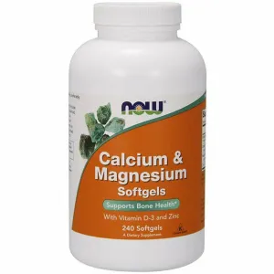 Calcium & Magnesium 240 softgels by NOW