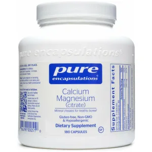 Calcium Mag (citrate) 80 mg 180 vcaps by Pure Encapsulations