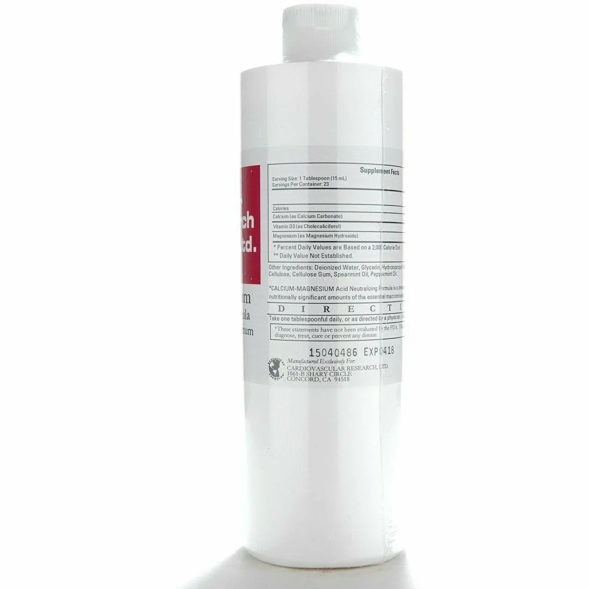 Calcium Magnesium 12 oz by Ecological Formulas
