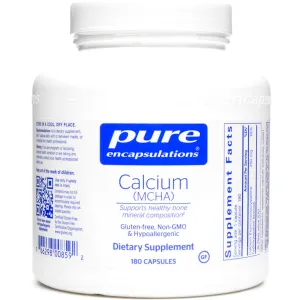 Calcium (MCHA) 180 vcaps by Pure Encapsulations