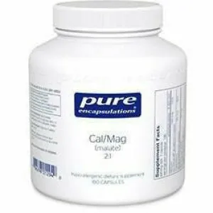 Cal/Mag (malate) 2:1 180 vcaps by Pure Encapsulations