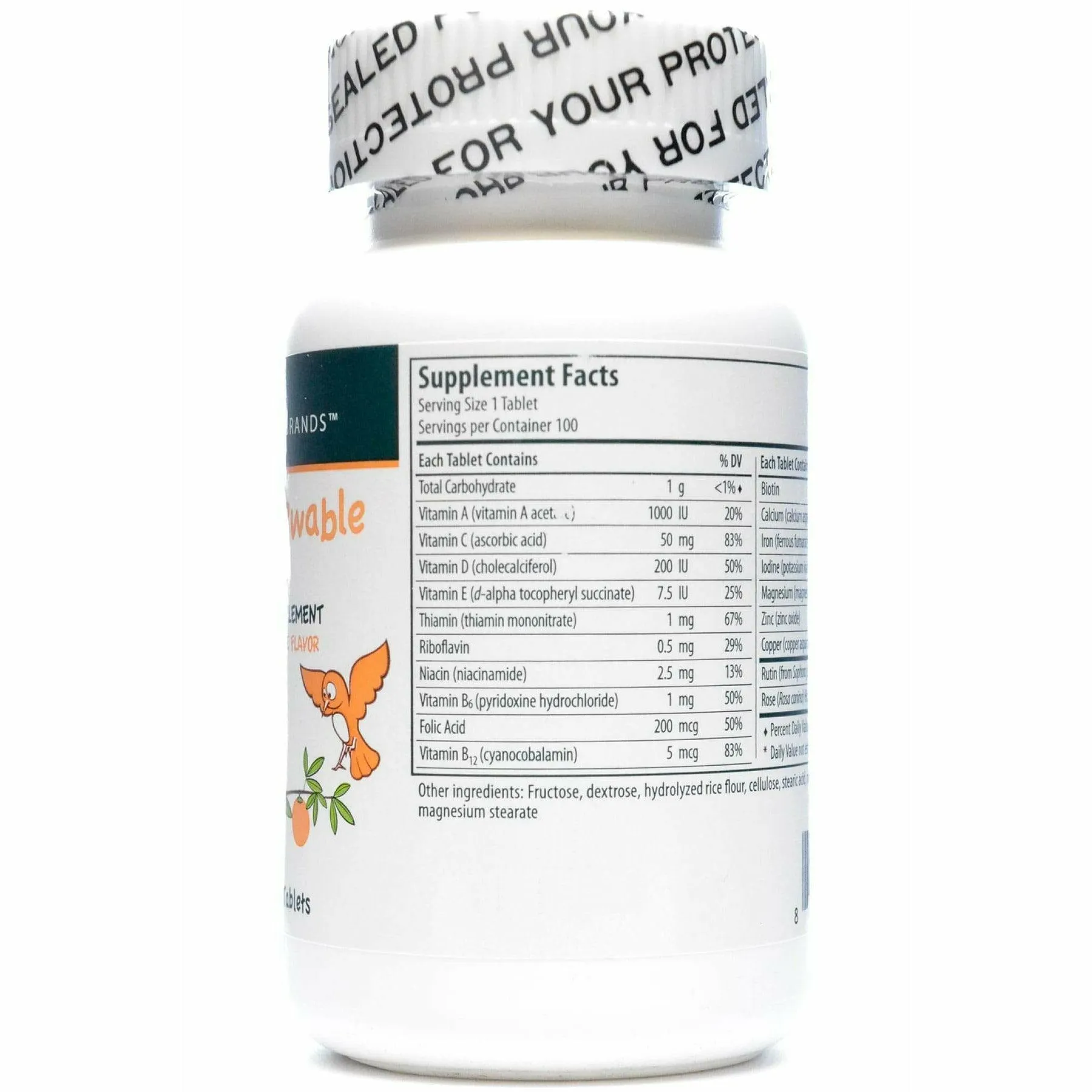 Children's Chewable Vitamins 100 tabs by Seroyal Genestra