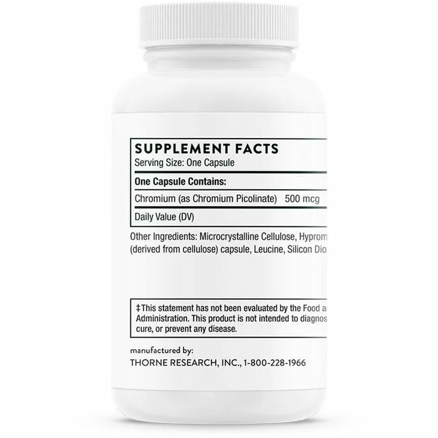 Chromium Picolinate 500 mcg 60 caps by Thorne Research