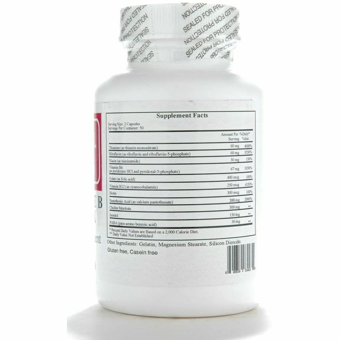 Co-Enzyme B Complex 100 caps by Ecological Formulas