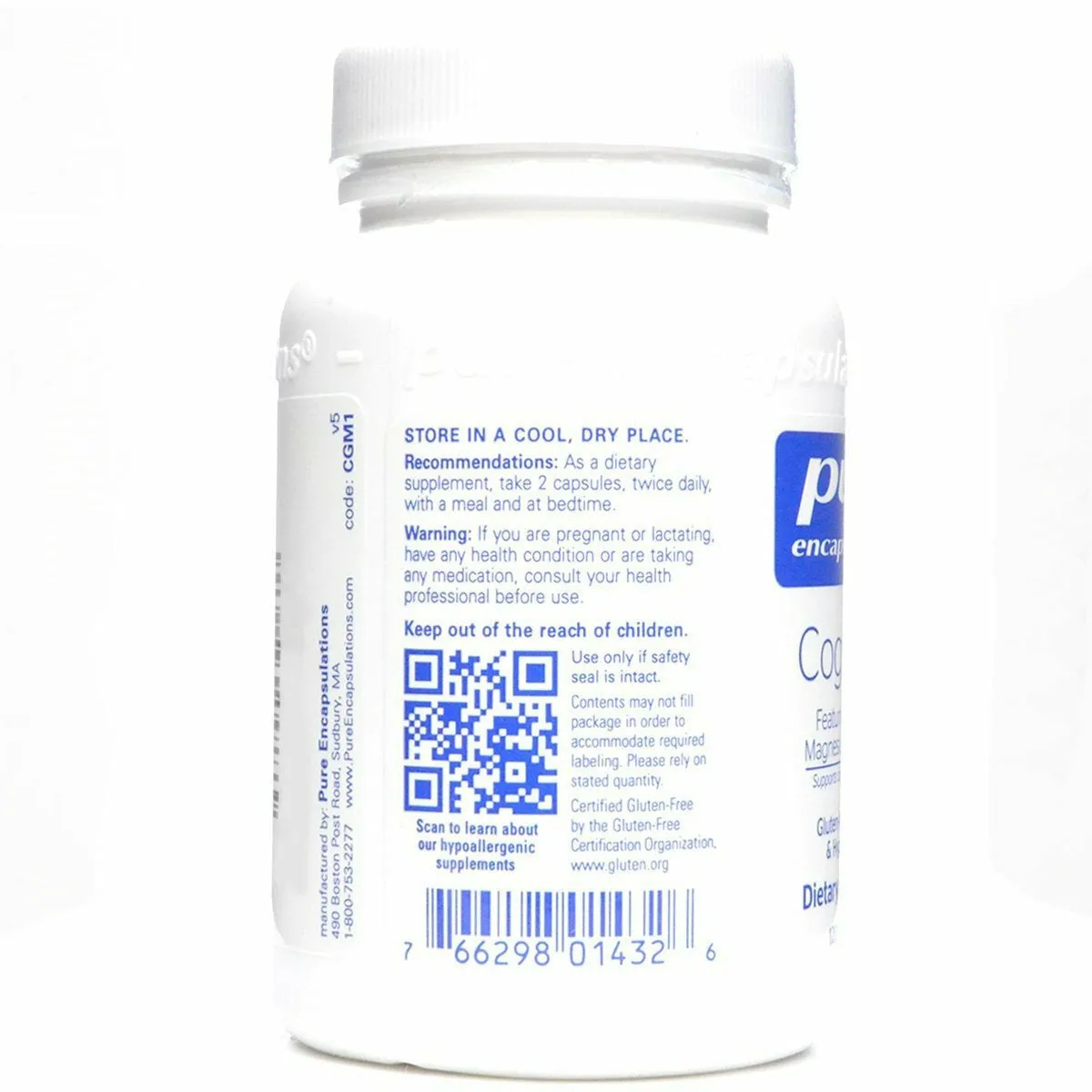 CogniMag 120 caps by Pure Encapsulations
