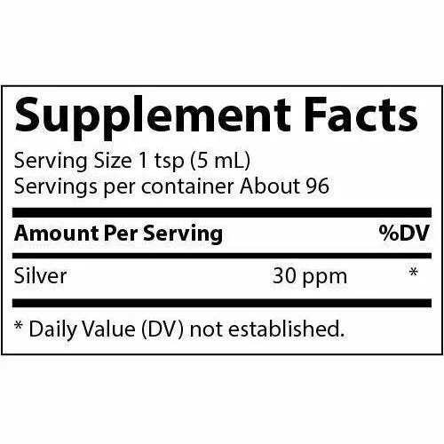 Colloidal Silver 30 ppm by Trace Minerals Research
