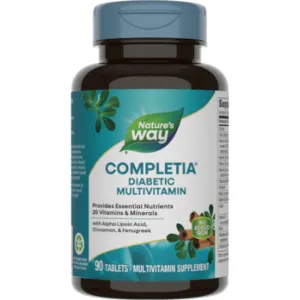 Completia Diabetic Multivitamin 90 tabs by Nature's Way