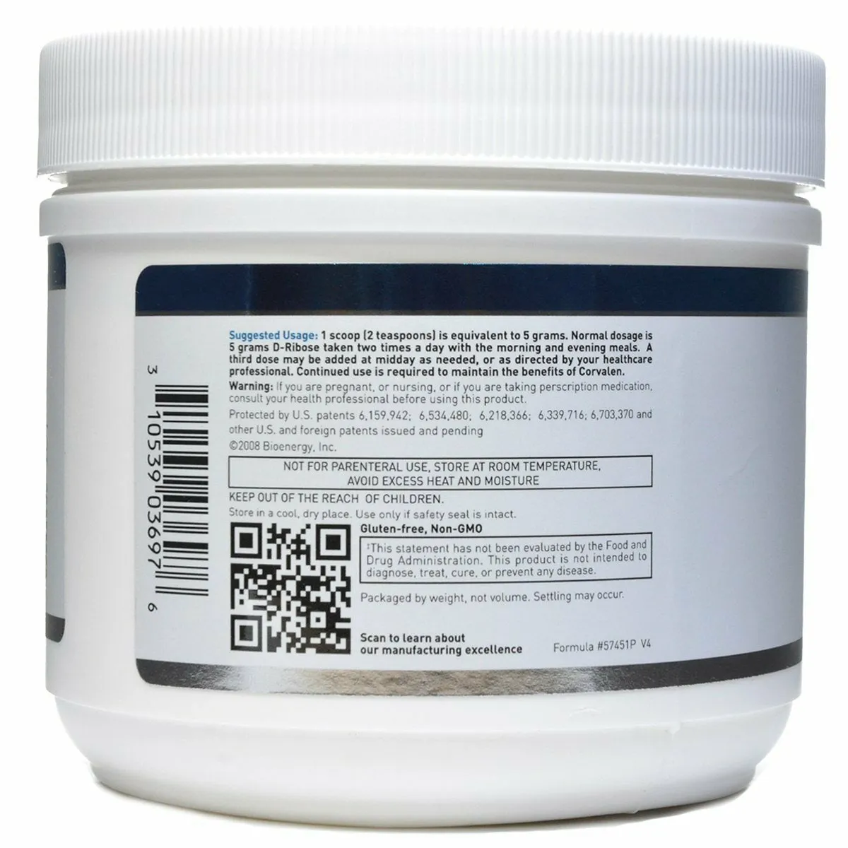 Corvalen Ribose 56 servings by Douglas Labs