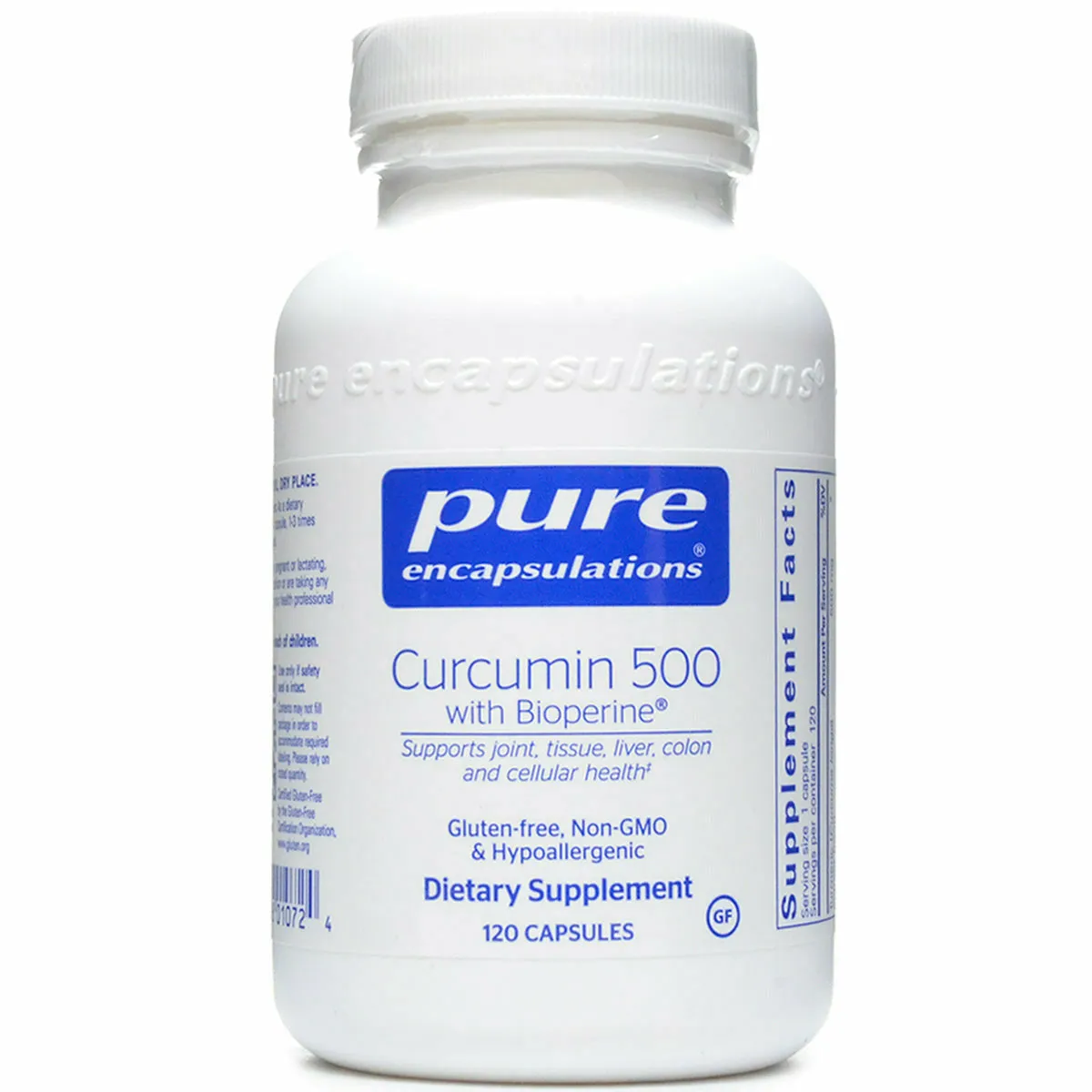Curcumin 500 with Bioperine by Pure Encapsulations