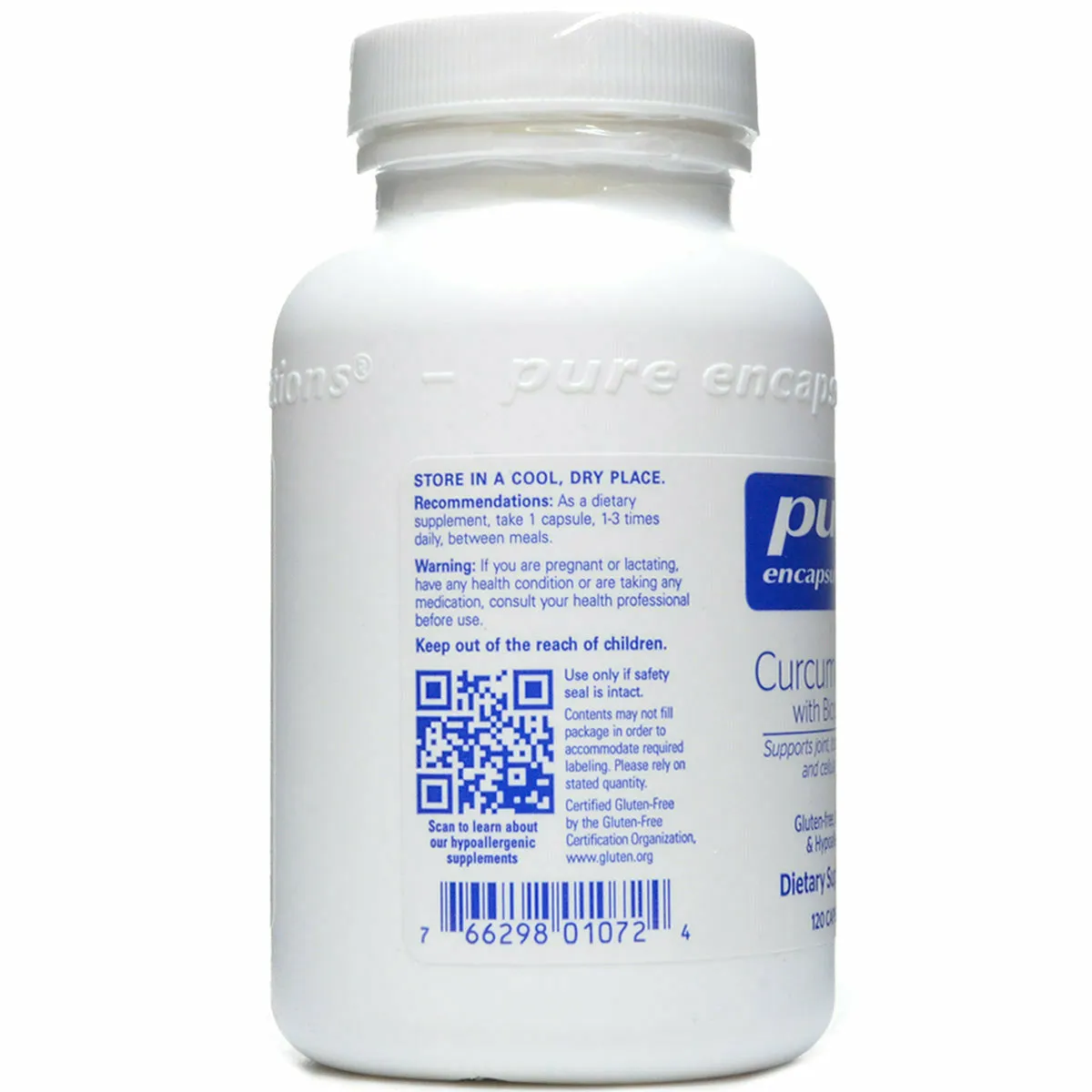 Curcumin 500 with Bioperine by Pure Encapsulations