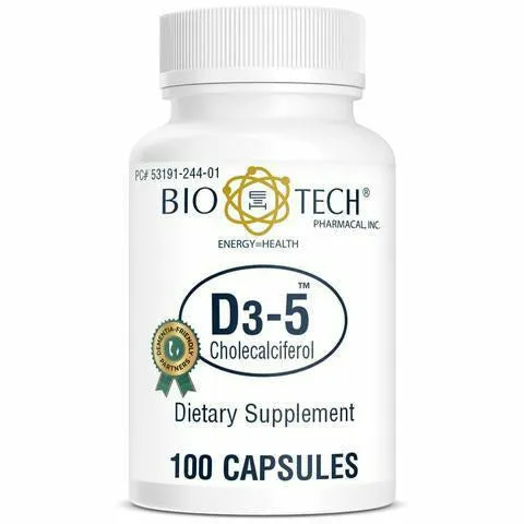 D3-5 5.000 IU 100 caps by Bio-Tech