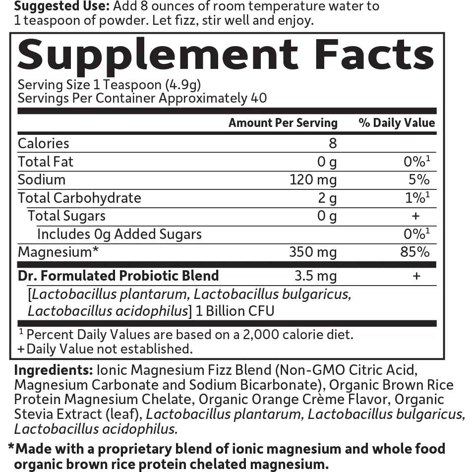 Dr. Formulated Magnesium Orange 7 oz by Garden Of Life