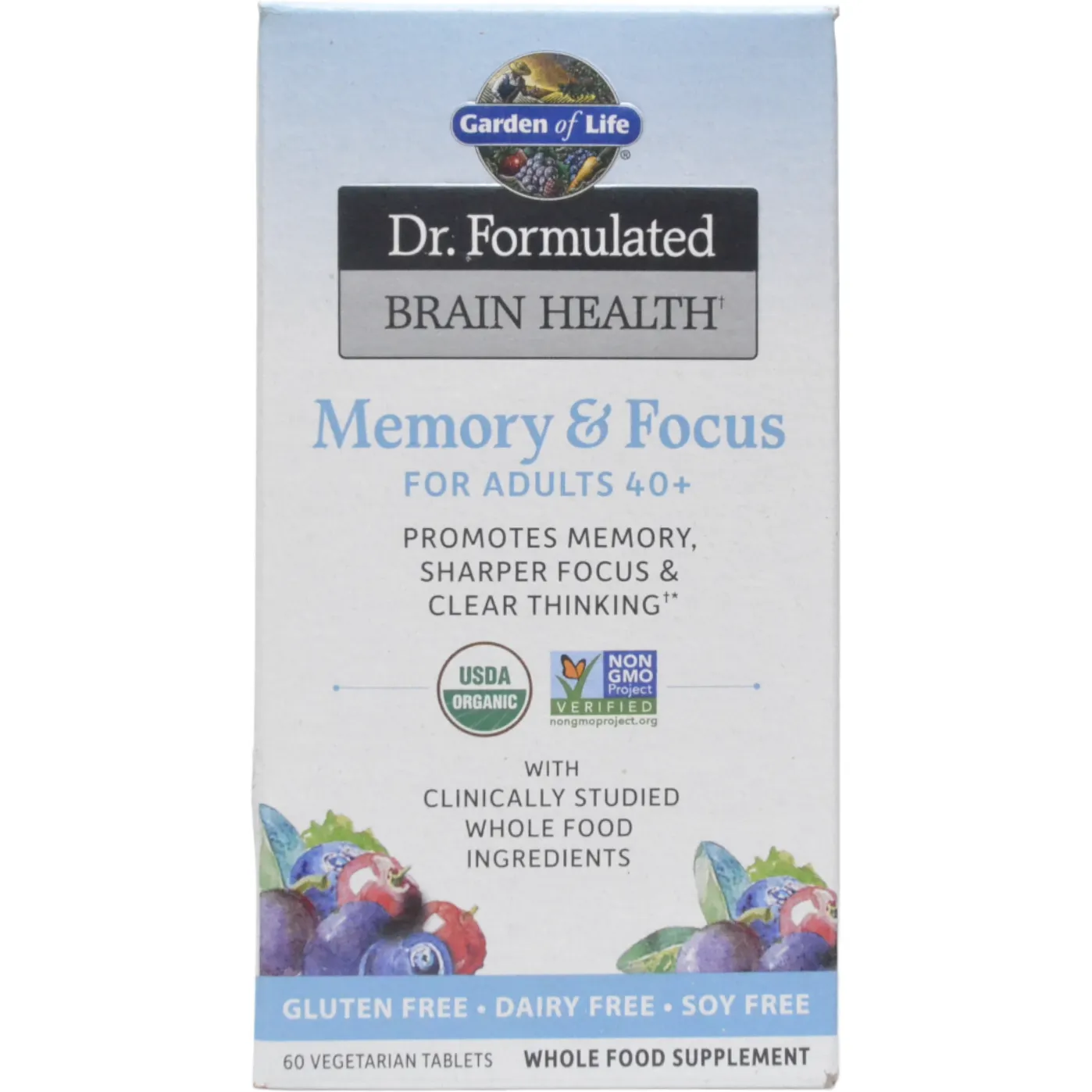 Dr. Formulated Memory Adults 40  60 tabs by Garden Of Life
