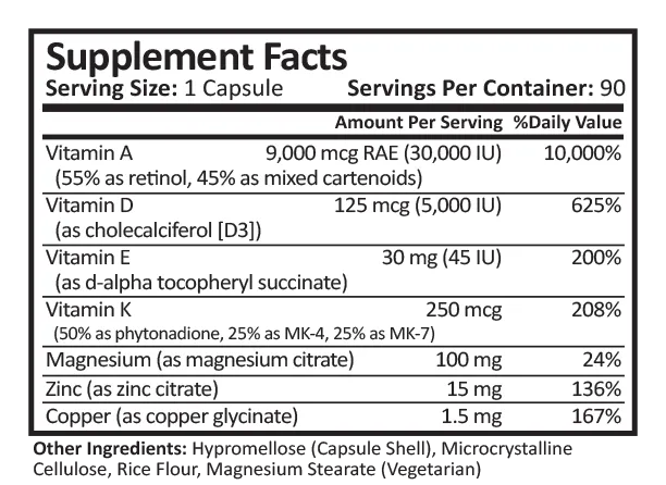 DS/SADI ADEK Plus | Capsule | 90 Count