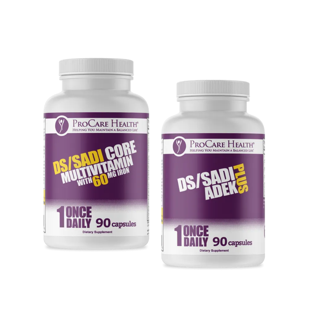 DS/SADI Multivitamin & ADEK  Bundle | Capsule | 90 Count Bottles