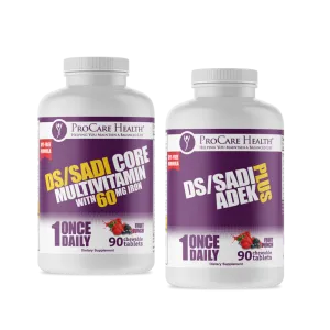 DS/SADI Multivitamin Core   Plus Bundle | Chewable | 90 Count Bottles