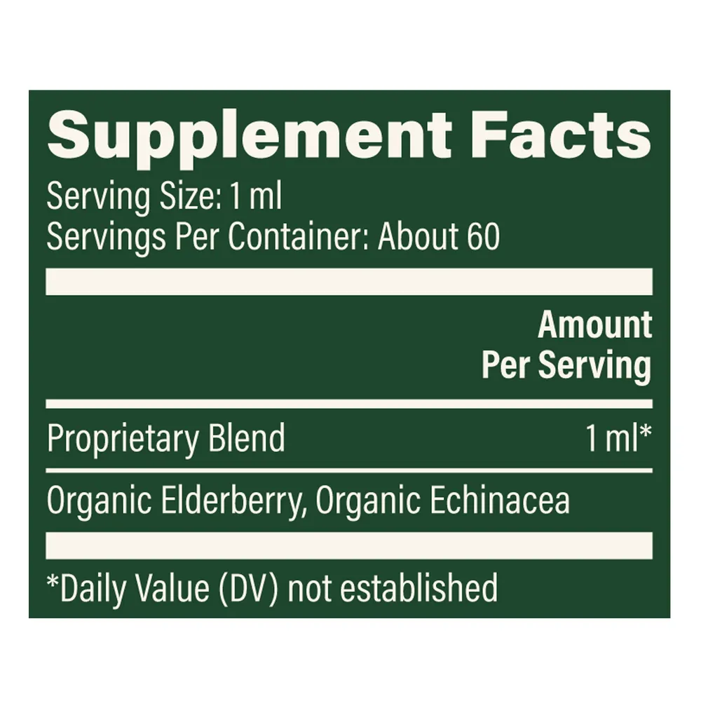 Elderberry & Echinacea 2 fl oz by Global Healing