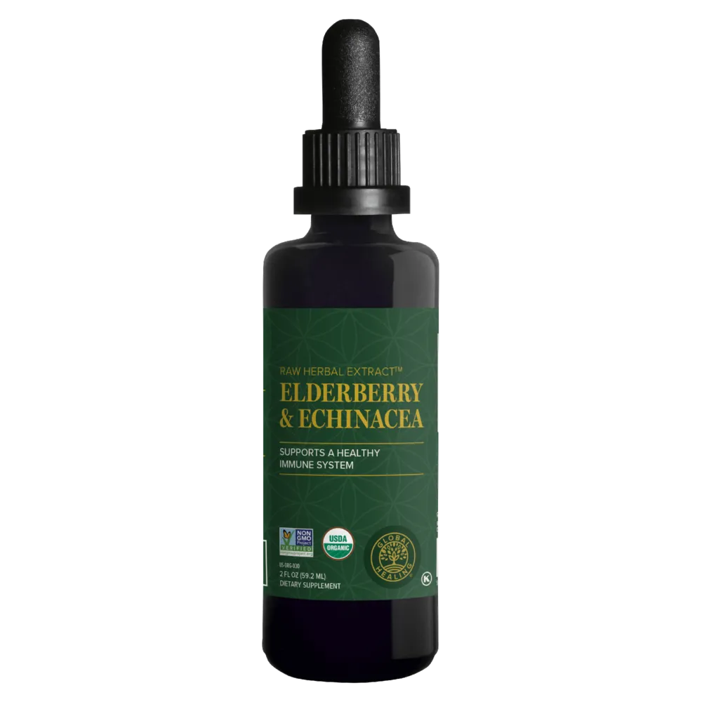 Elderberry & Echinacea 2 fl oz by Global Healing