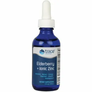 Elderberry   Ionic Zinc 2 fl oz by Trace Minerals Research