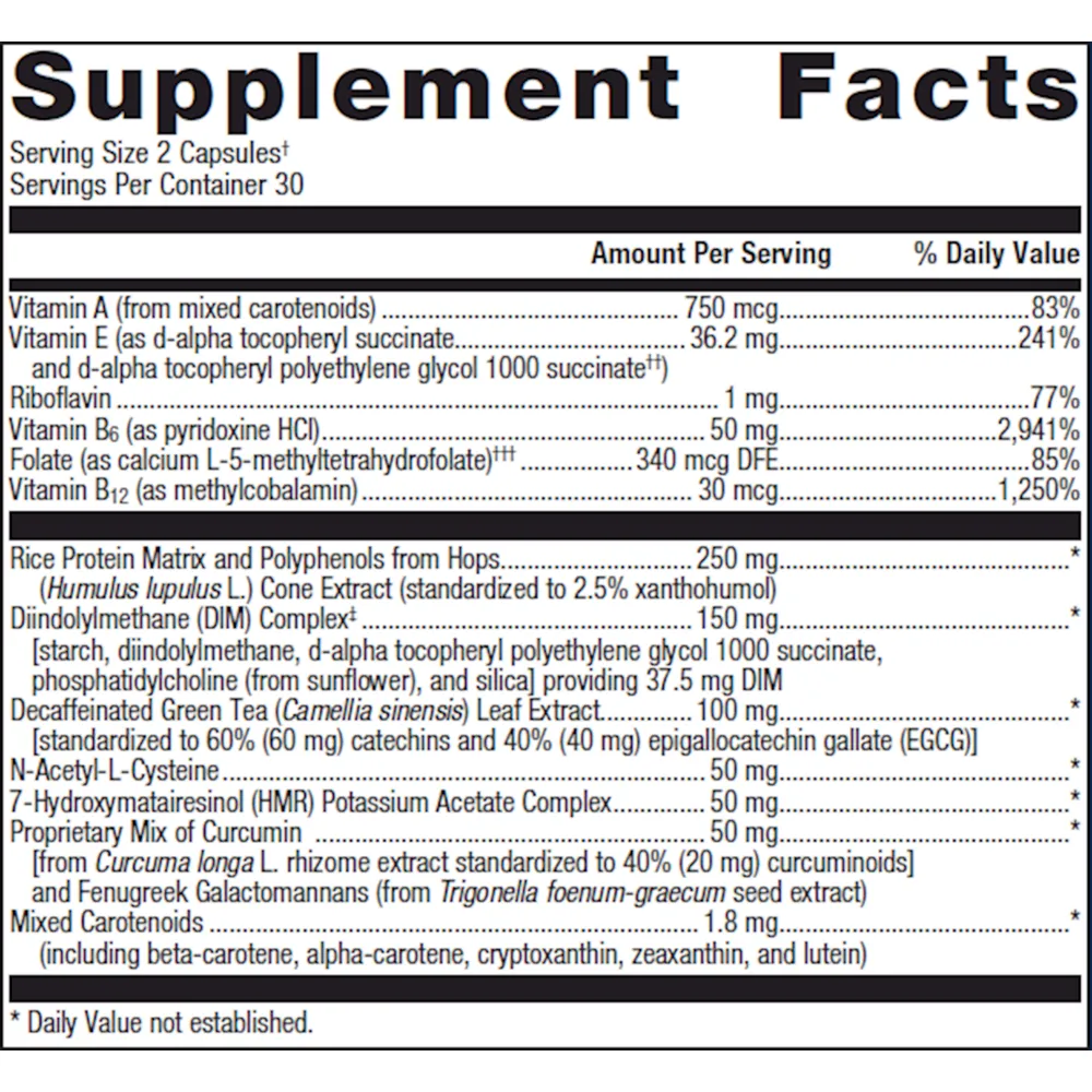 EstroFactors 60 Capsules by Metagenics