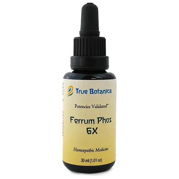 Ferrum Phos 6X 30 ml by True Botanica