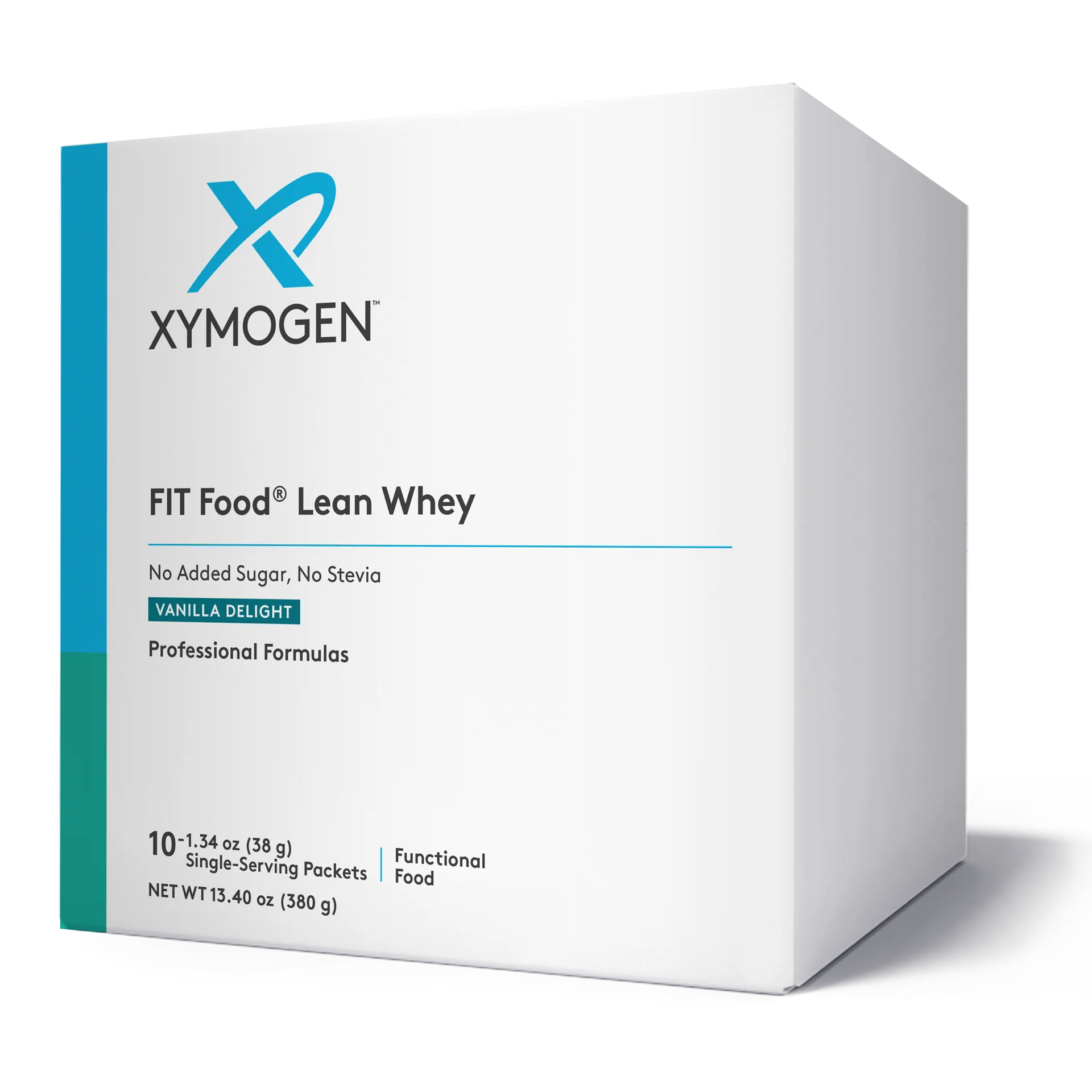 FIT Food Lean Whey: Creamy Chocolate (No Added Sugar. No Stevia) 10 Servings by Xymogen
