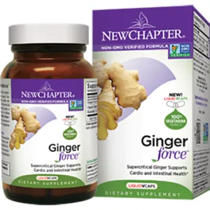 Ginger Force 30 liquid vegcaps by New Chapter