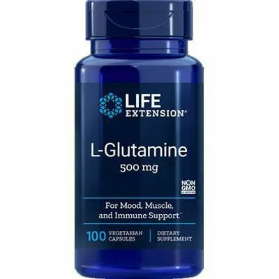 Glutamine 500 mg 100 caps by Life Extension